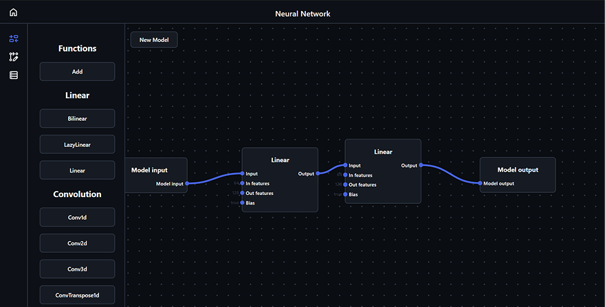 Screenshot of Machine Learning Canvas interface